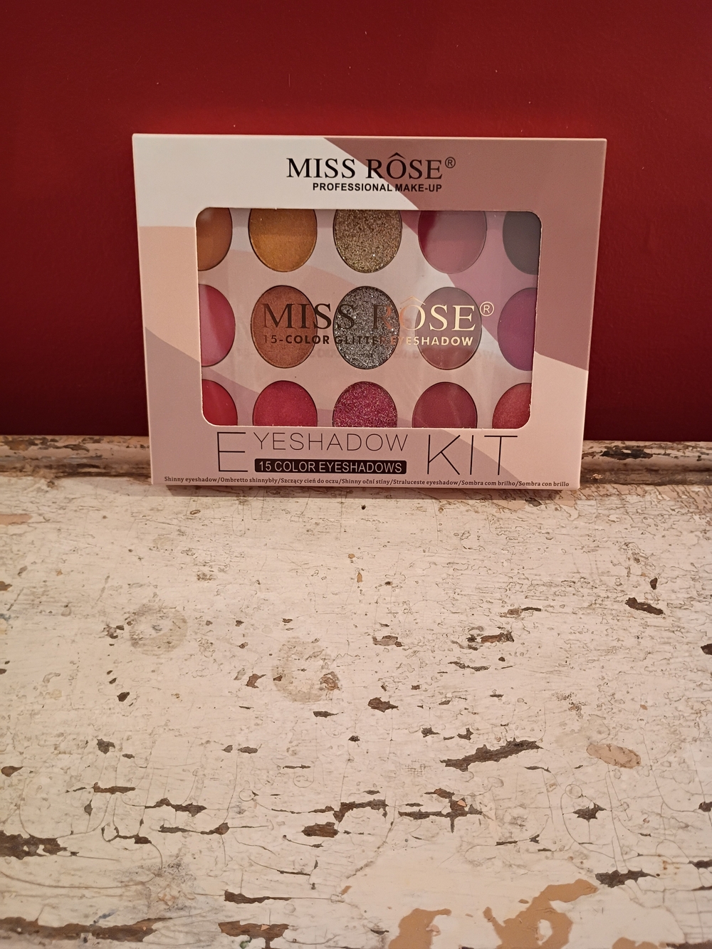 Eyeshadow Kit by Miss Rose — Pink & Gold Palette